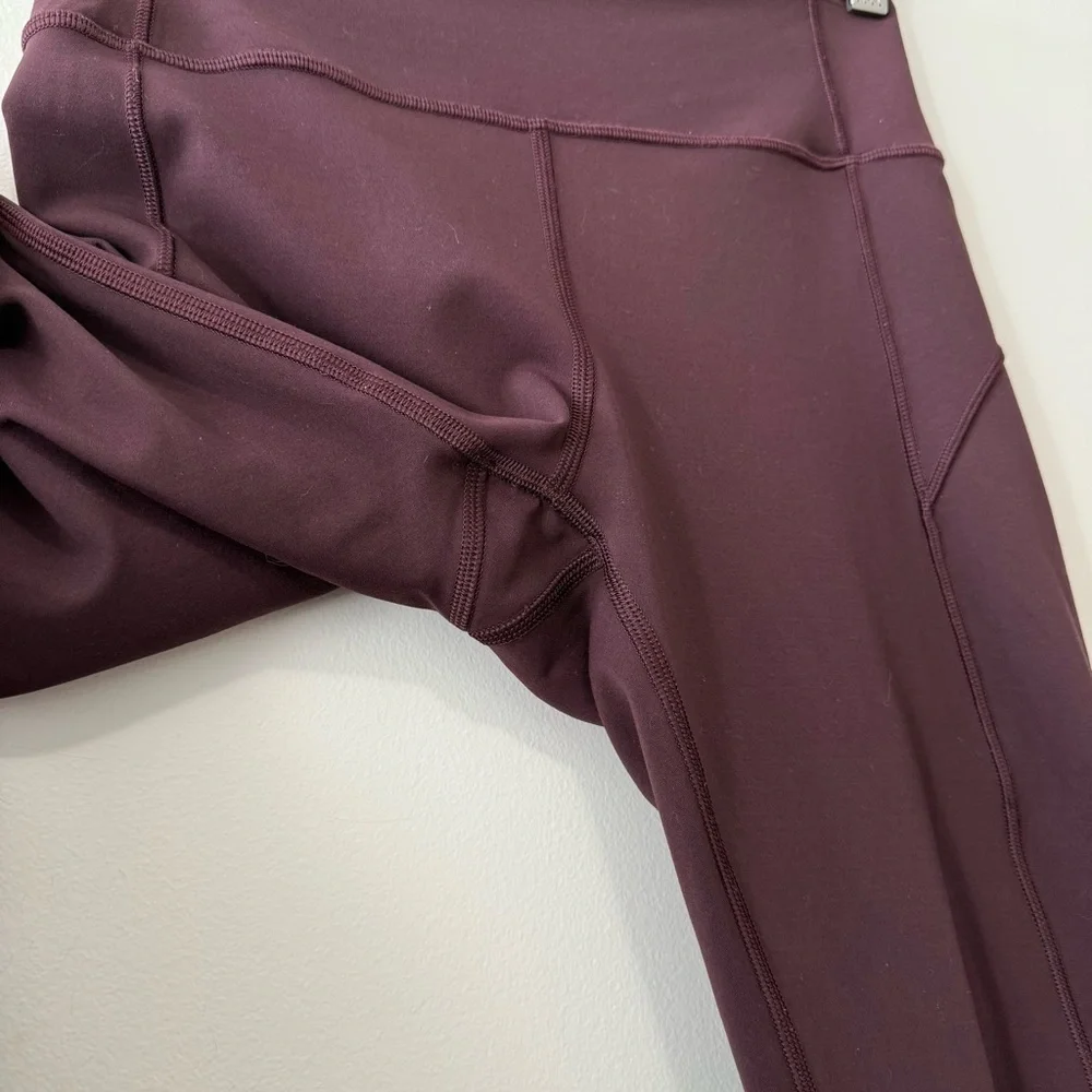 Lululemon In Movement Leggings 25" Dark Purple Everlux Sz 6 - Picture 8 of 15